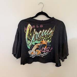 H&M Divided World Circuit Crop Top